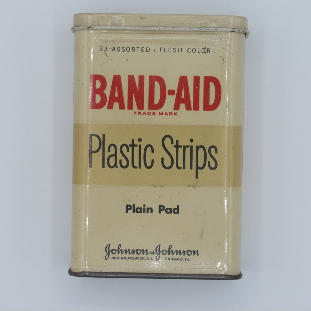 Vinatge Band Aid Container Great Cigarette Holder